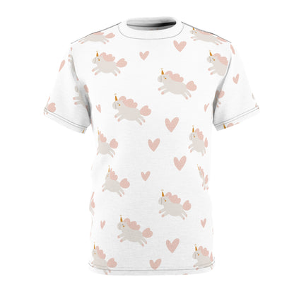 Men's Cut & Sew Tee (Unicorn Design)