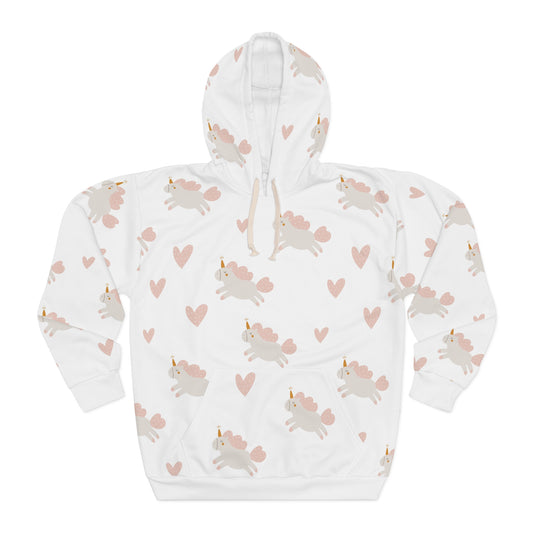 Unisex Pullover Hoodie (Unicorn Design)