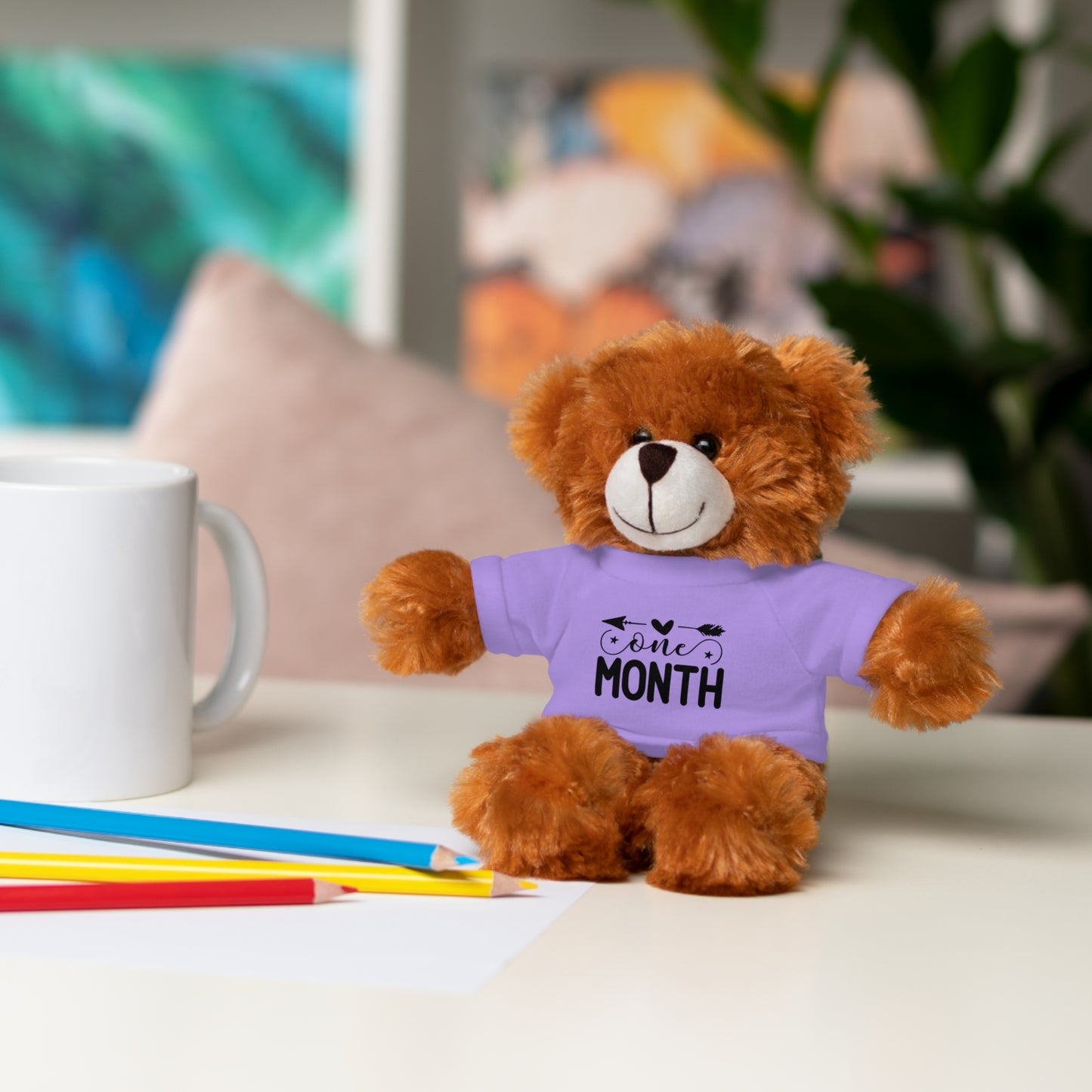 First Stuffed Friend with Custom Tee