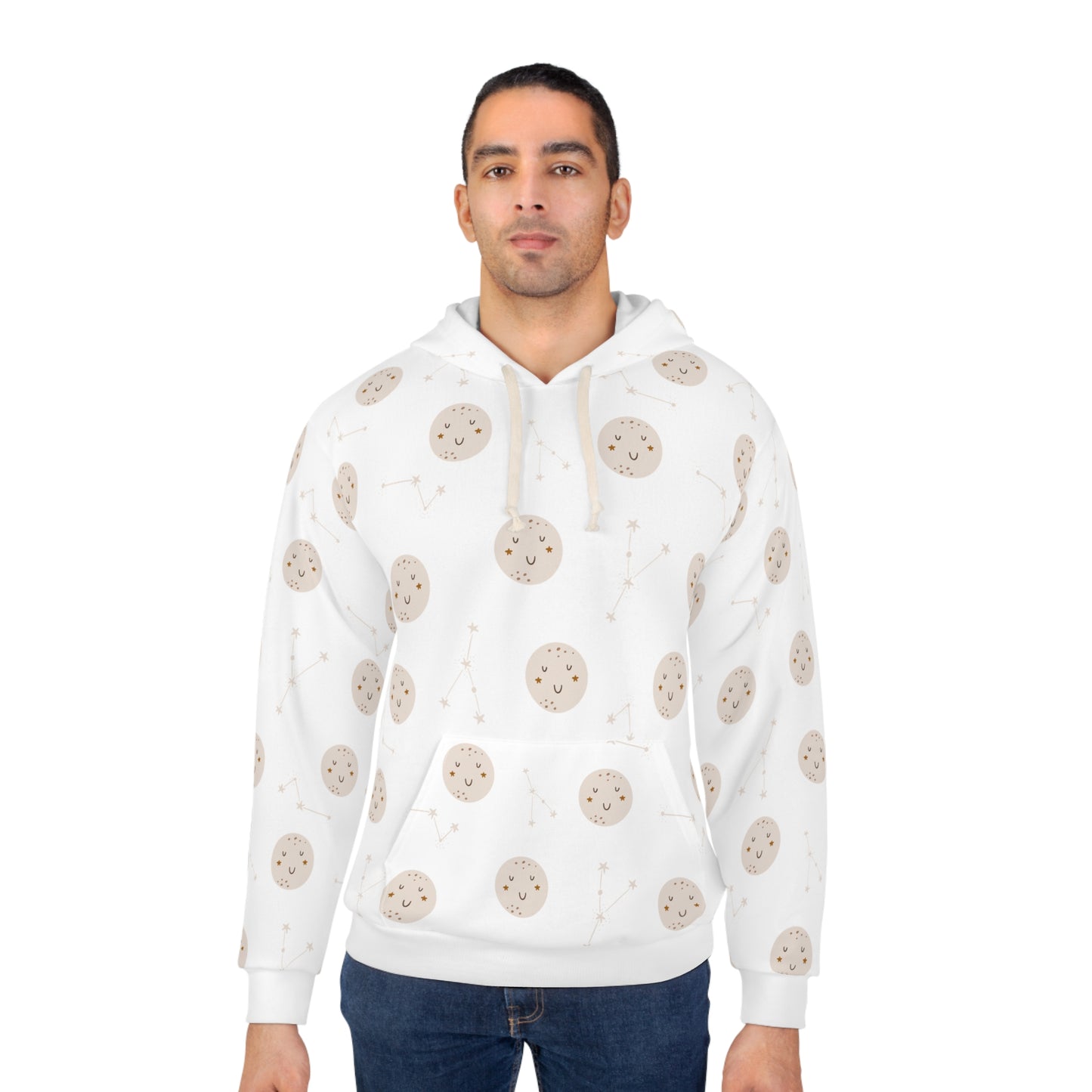 Unisex Pullover Hoodie (Space Design)