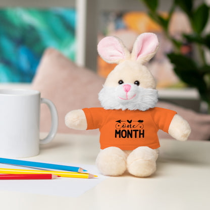First Stuffed Friend with Custom Tee