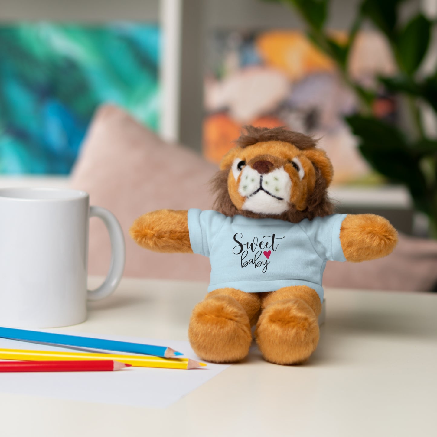 First Stuffed Friend with Custom Tee