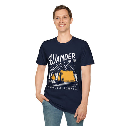 Wander Often Wonder Always Unisex T-Shirt