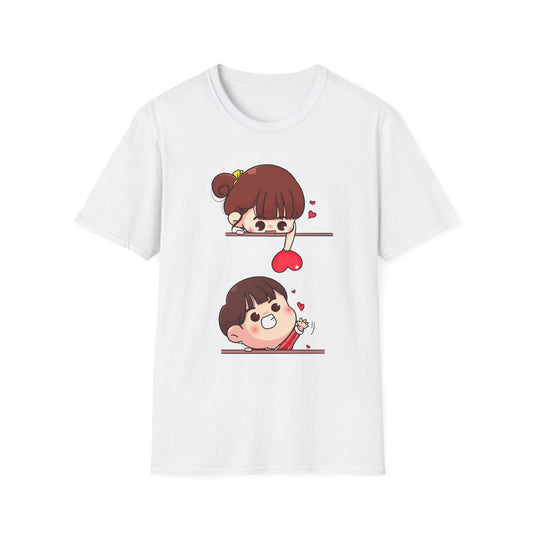 Cute Cartoon Love Unisex T-Shirt