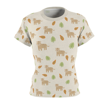 Women's Cut & Sew Tee (Tropical Design)