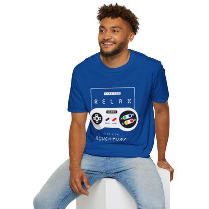 Time For Relax Time For Adventure Gaming Unisex T-Shirt
