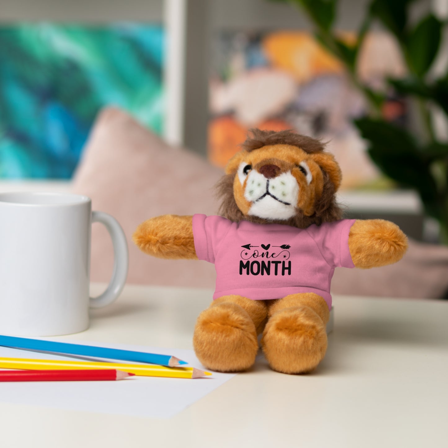 First Stuffed Friend with Custom Tee