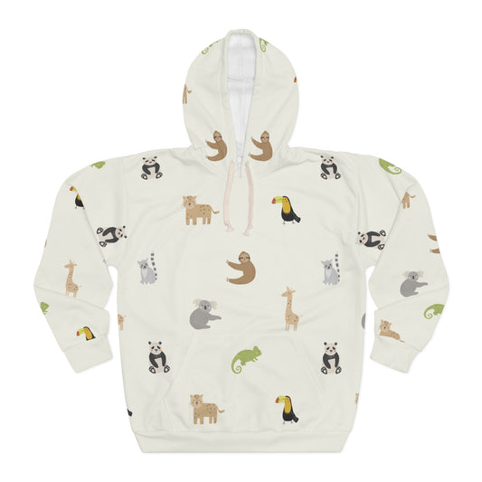 Unisex Pullover Hoodie (Tropical Design)