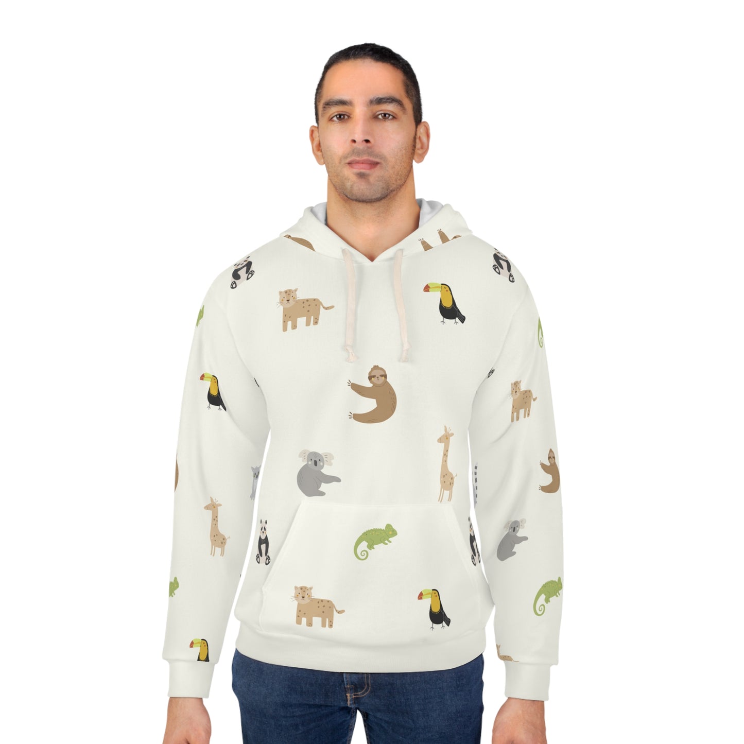 Unisex Pullover Hoodie (Tropical Design)
