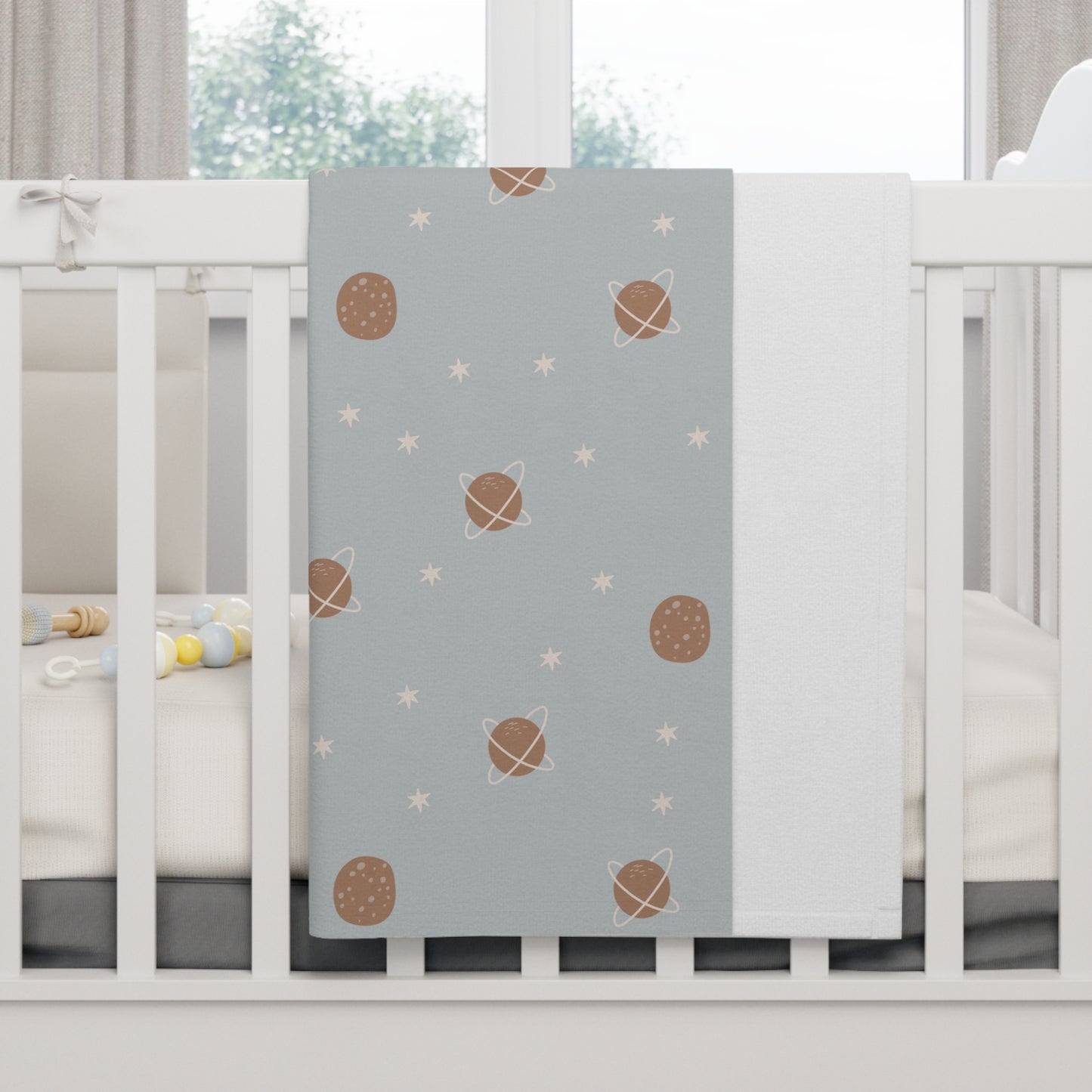 Baby Soft Fleece Blanket (Space Design)