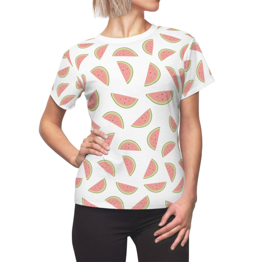 Women's Cut & Sew Tee (Tropical Design)