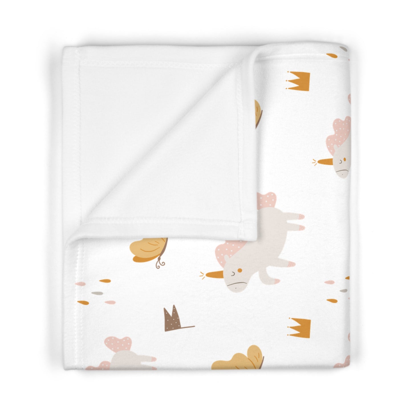 Baby Soft Fleece Blanket (Unicorn Design)