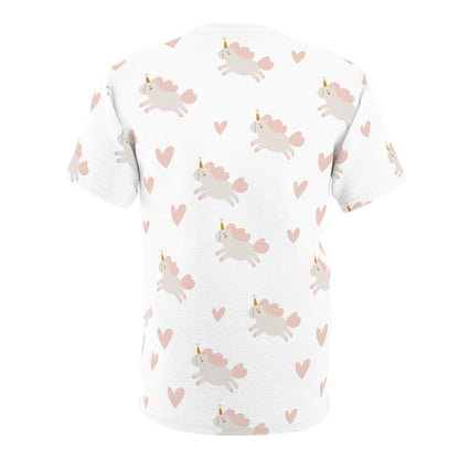 Men's Cut & Sew Tee (Unicorn Design)