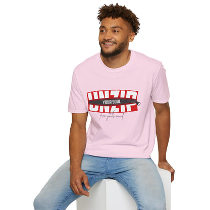 Unzip Your Soul And Free Your Mind Unisex T-Shirt