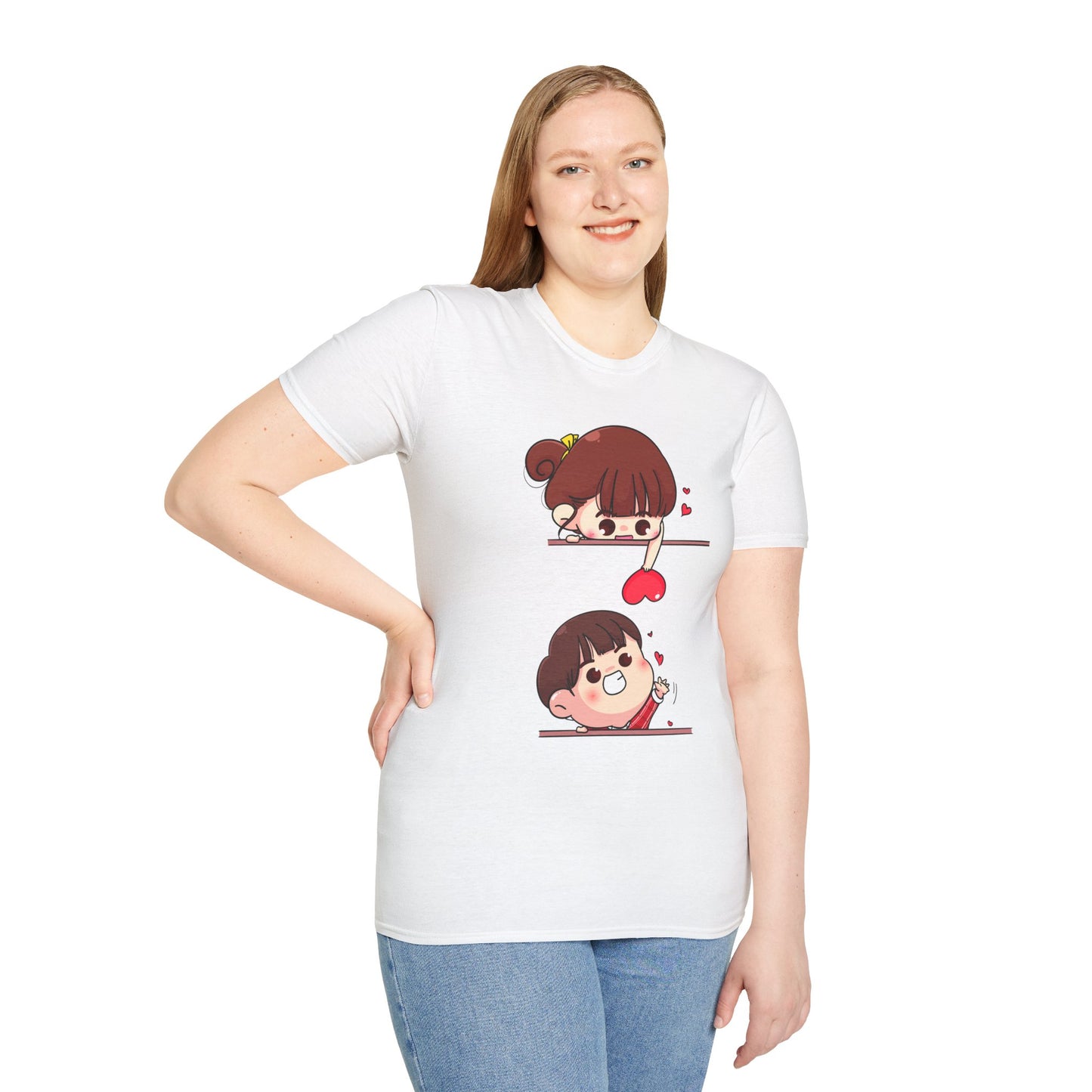 Cute Cartoon Love Unisex T-Shirt