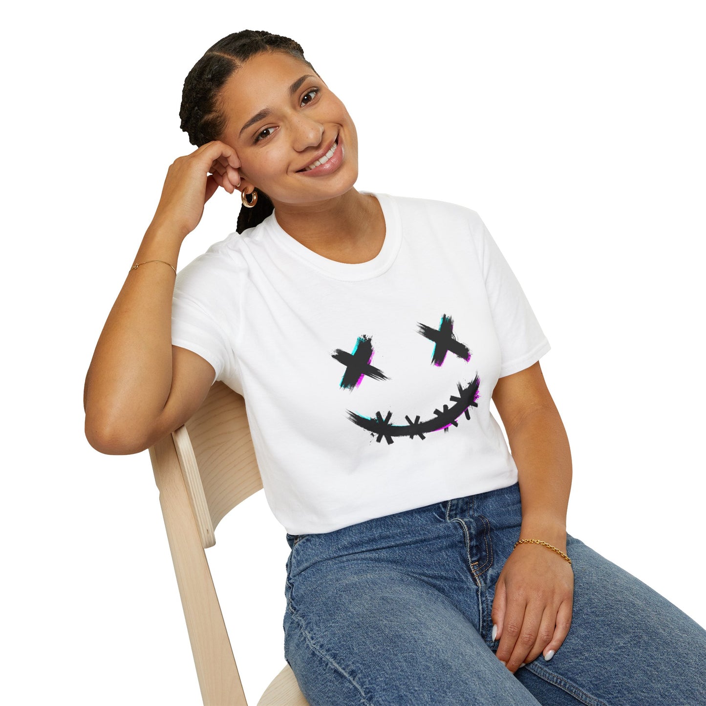 Creepy Smiley Face Unisex T-Shirt