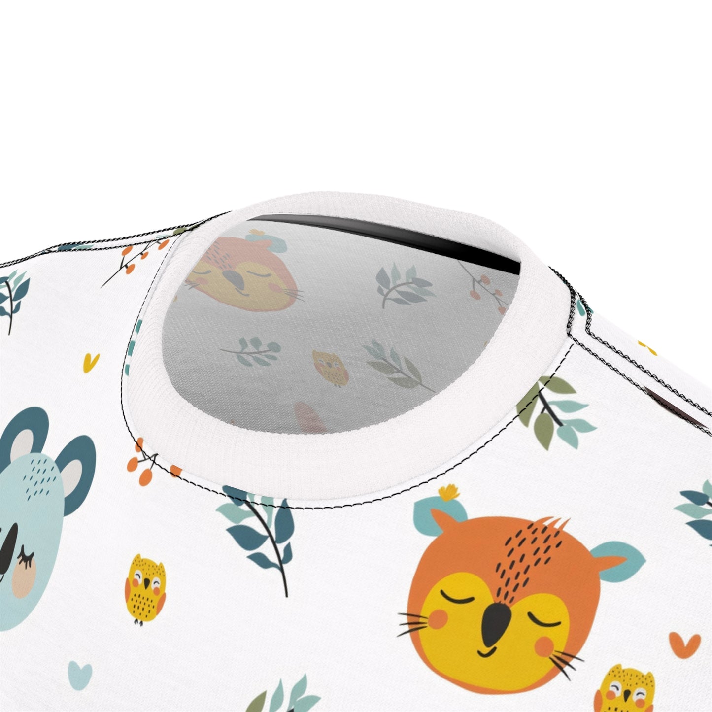Men's Cut & Sew Tee (Cute Wild Animals Design)
