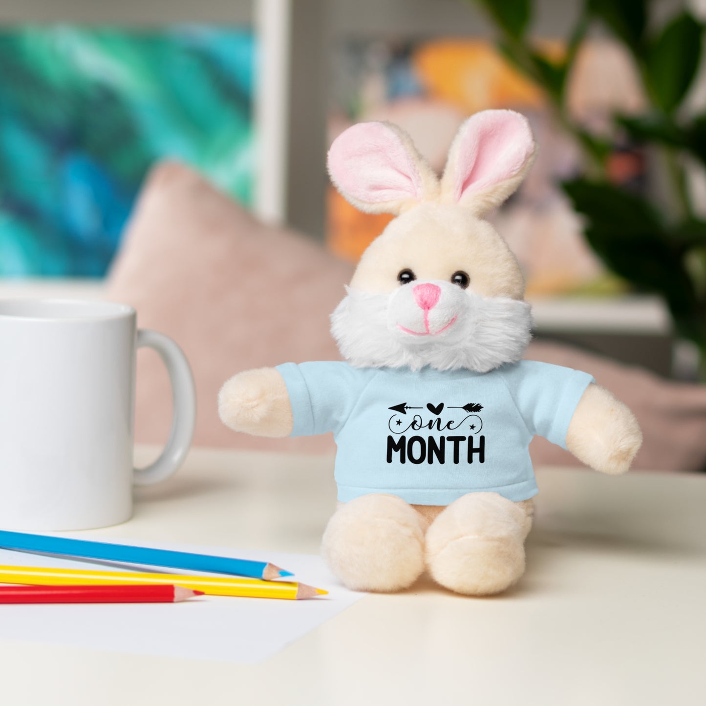First Stuffed Friend with Custom Tee