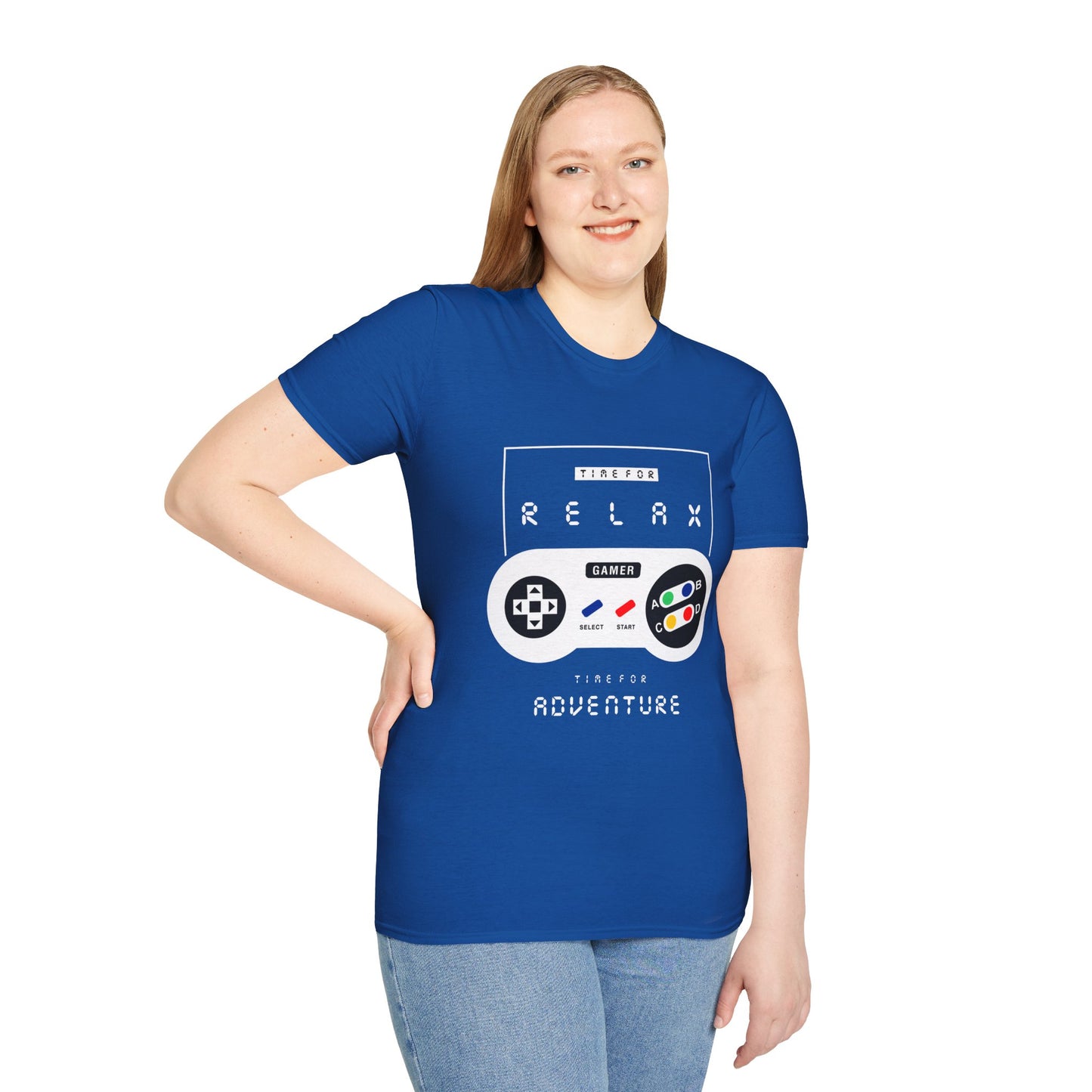 Time For Relax Time For Adventure Gaming Unisex T-Shirt