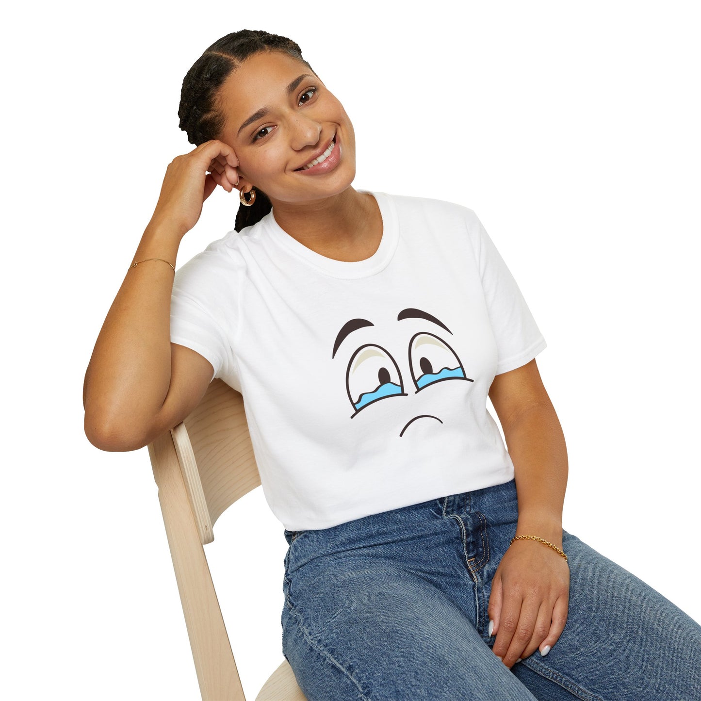 Sad Emoji Unisex T-Shirt