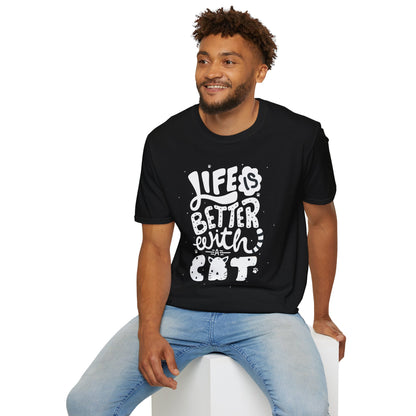 Life Is Better With A Cat Unisex T-Shirt