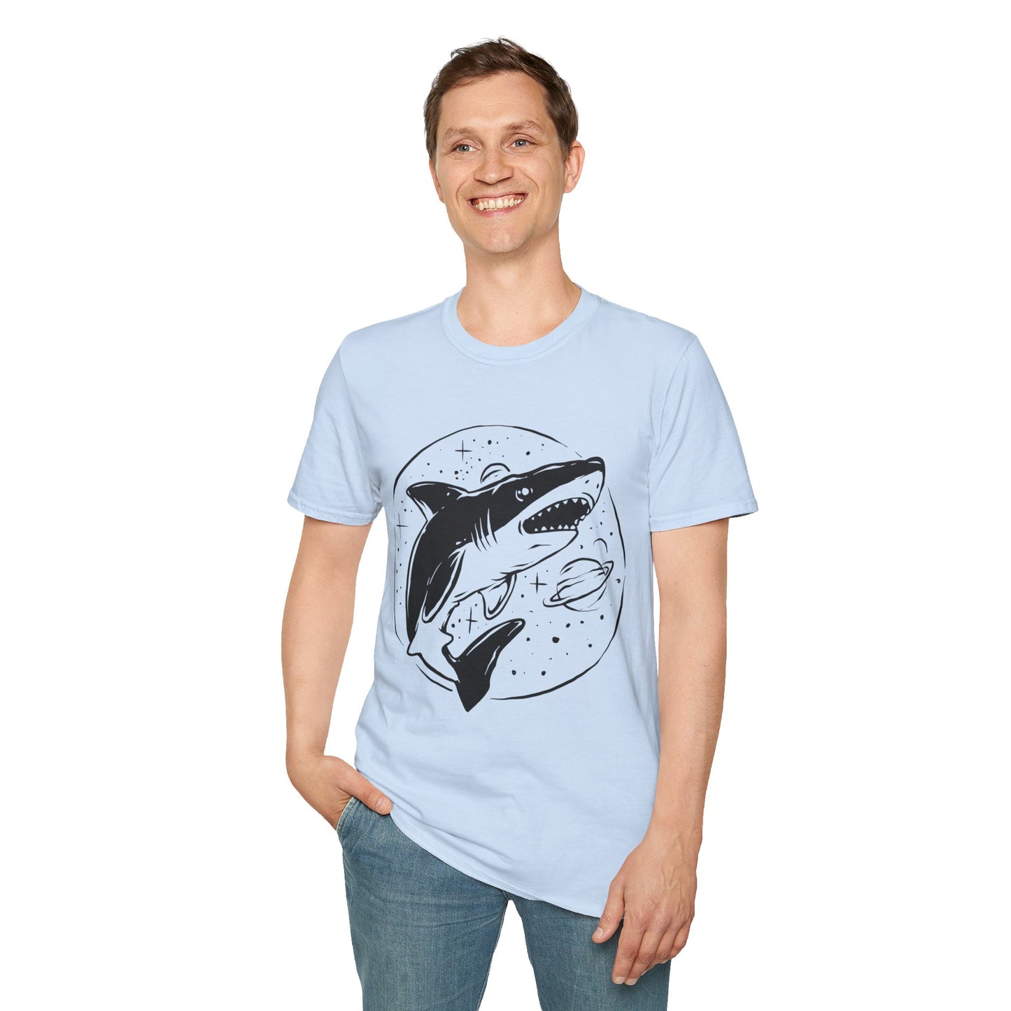 Shark Space Unisex T-Shirt