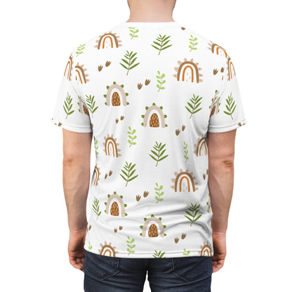 Men's Cut & Sew Tee (Dinosaur Design)