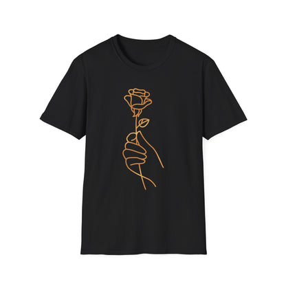 Minimalist Rose Unisex T-Shirt