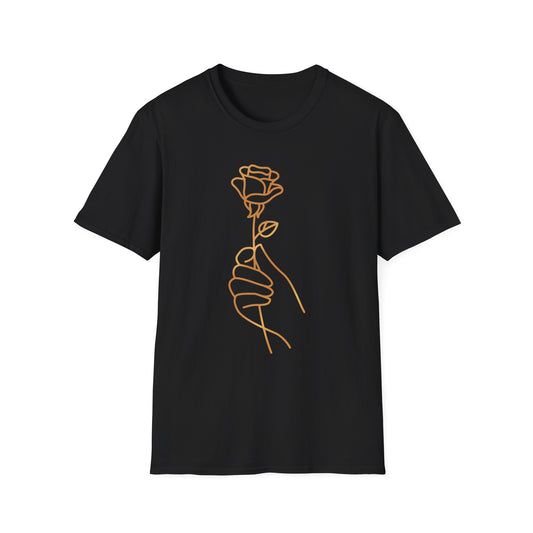 Minimalist Rose Unisex T-Shirt