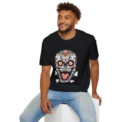 Colorful Skull Graphic Unisex T-Shirt
