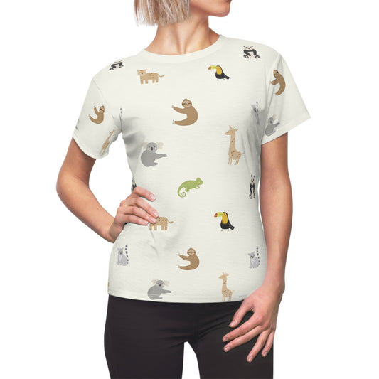 Women's Cut & Sew Tee (Tropical Design)