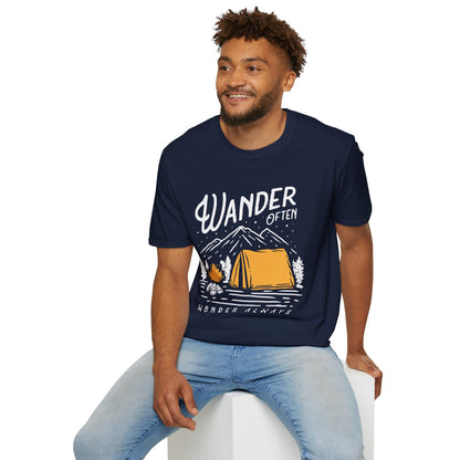 Wander Often Wonder Always Unisex T-Shirt