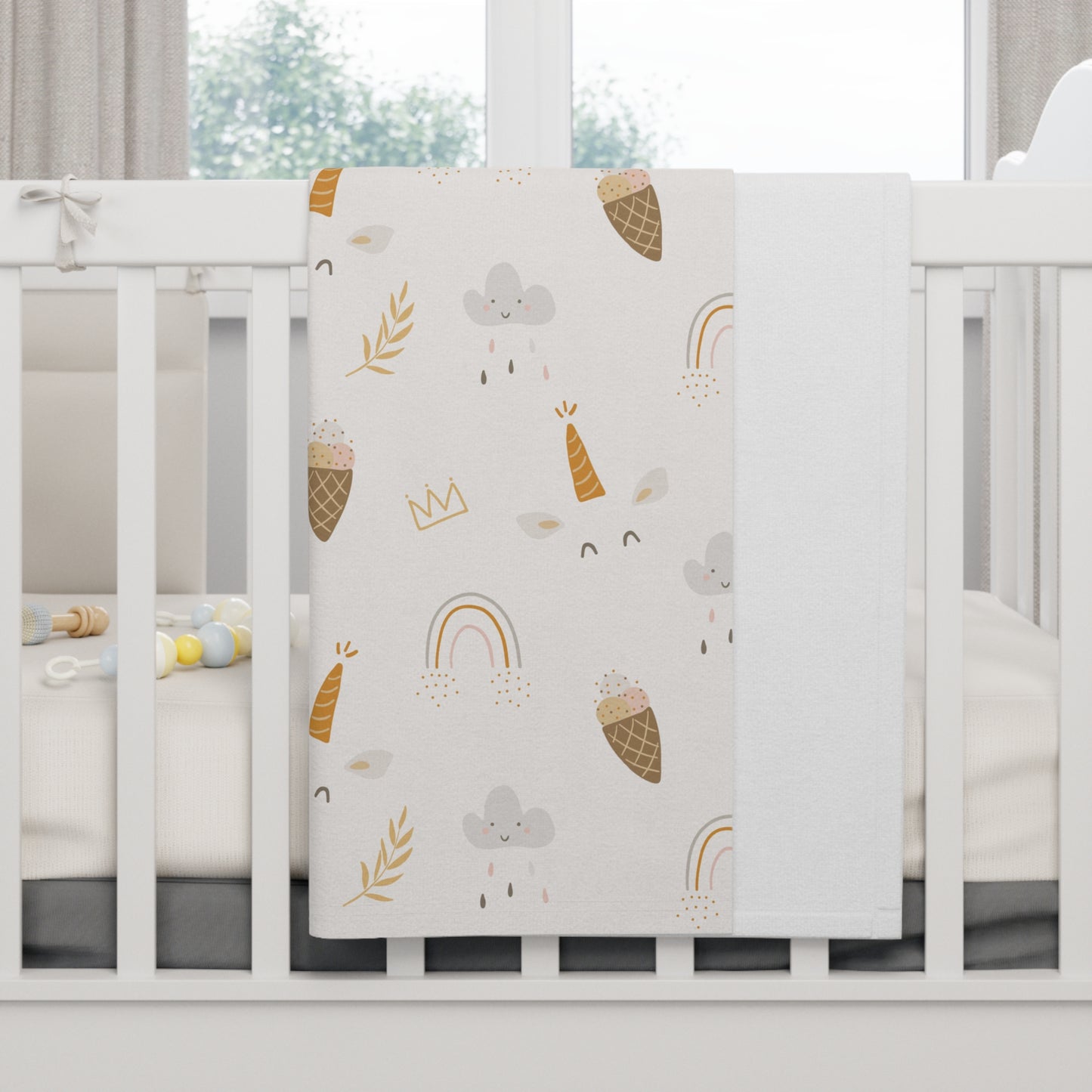 Baby Soft Fleece Blanket (Unicorn Design)