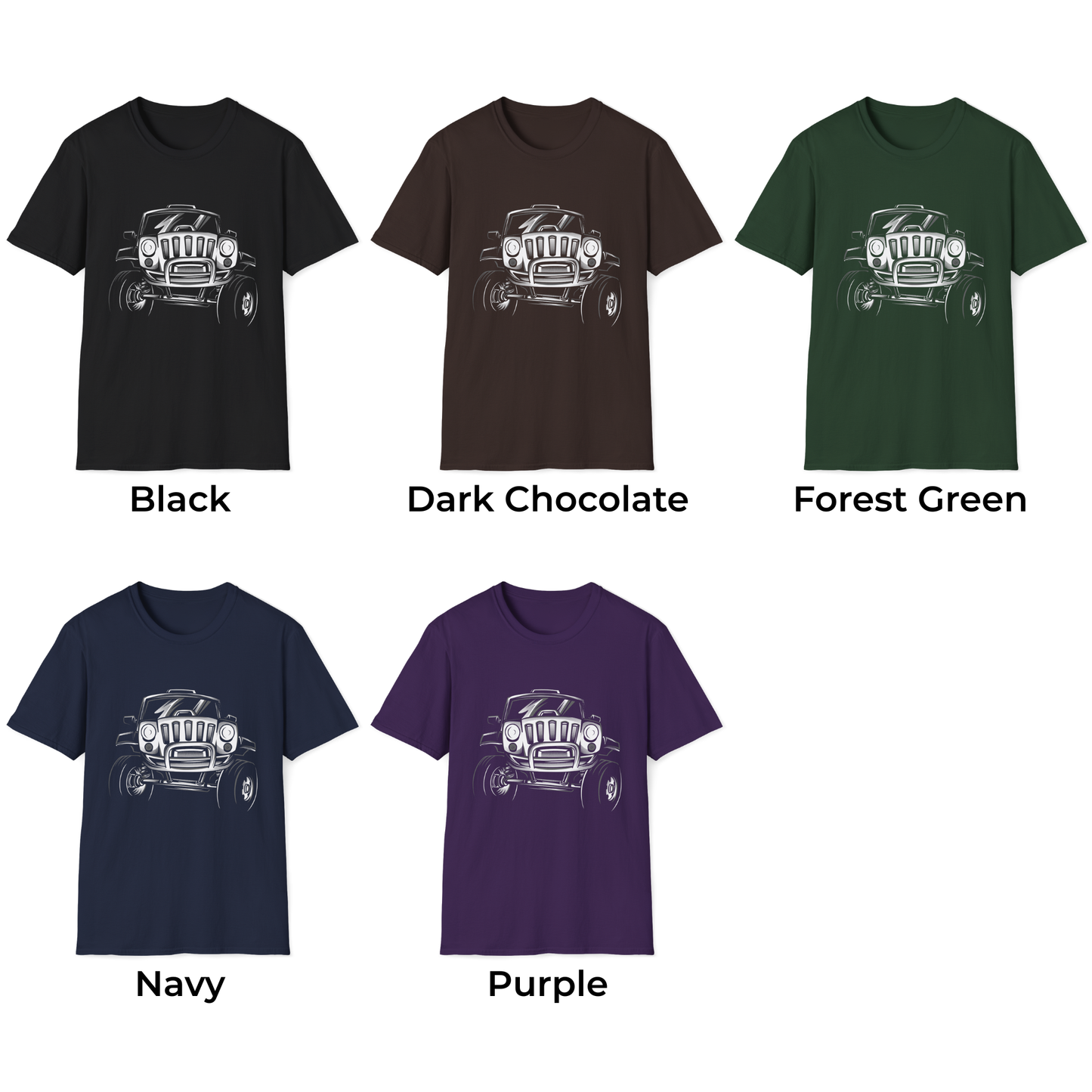 Rugged Jeep Lover Unisex T-Shirt