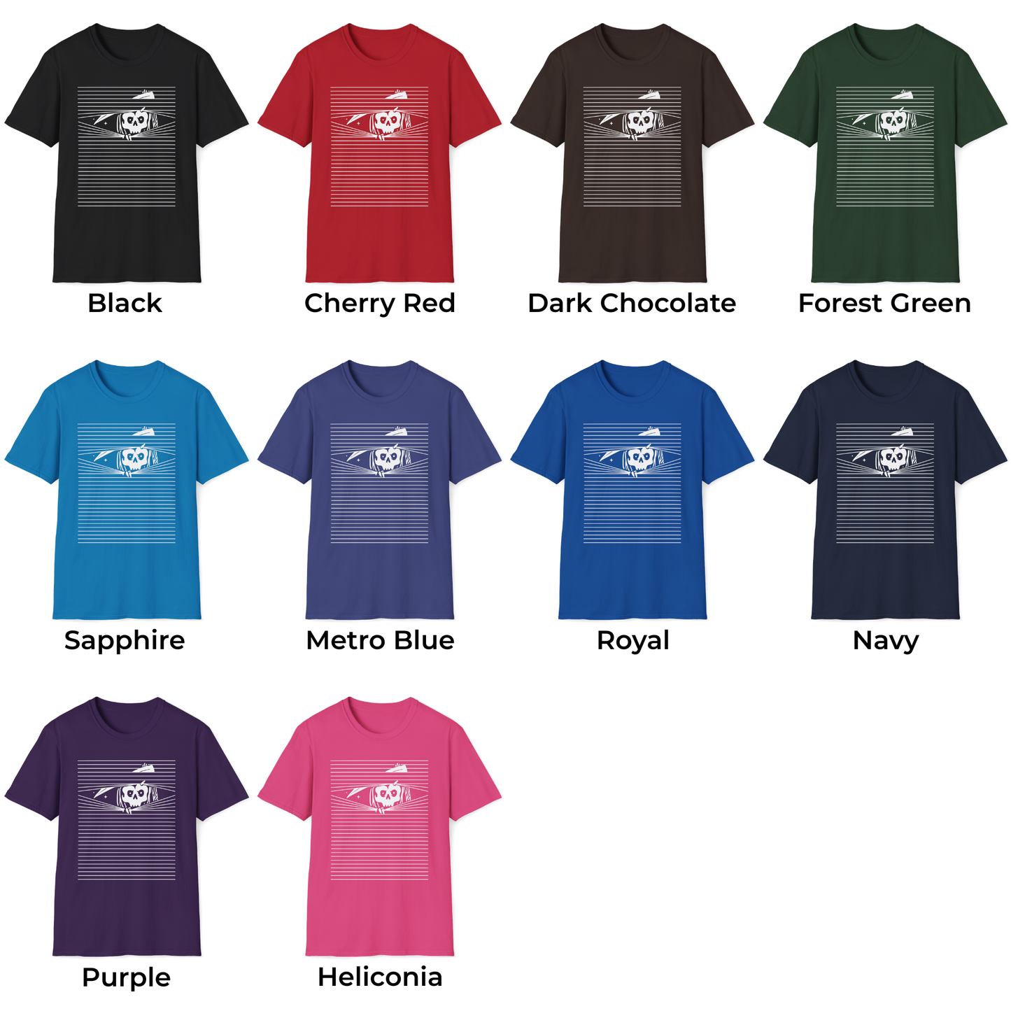 Creepy Skull Unisex T-Shirt