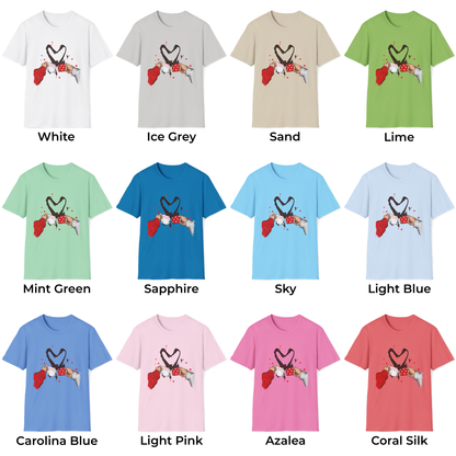 Heartfelt Coffee Cheers Unisex T-Shirt