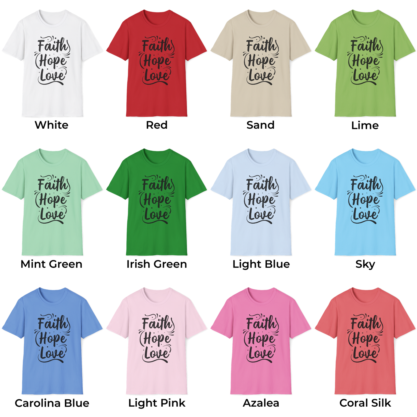 Faith Hope Love Unisex T-Shirt