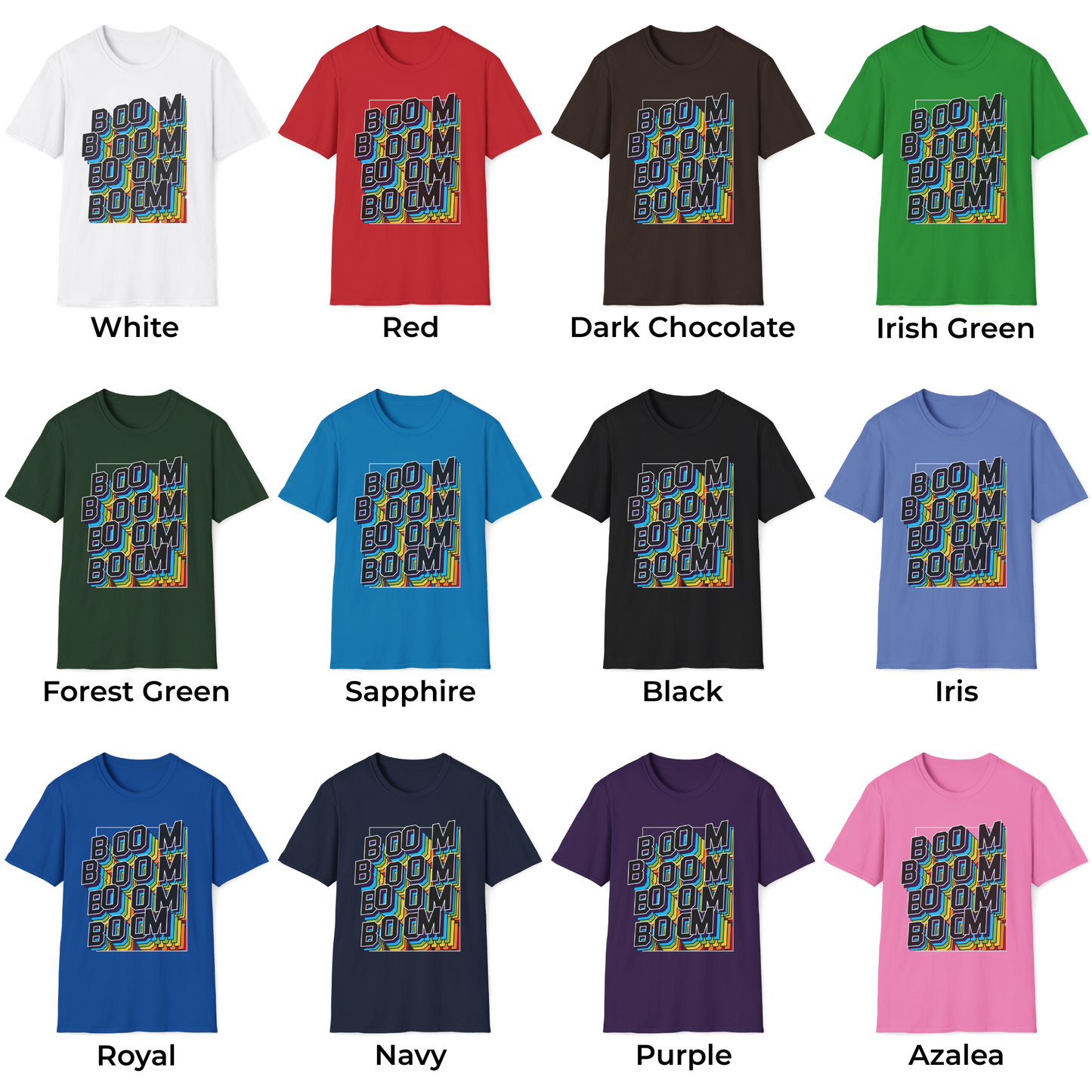 Retro Boom Graphic Unisex T-Shirt