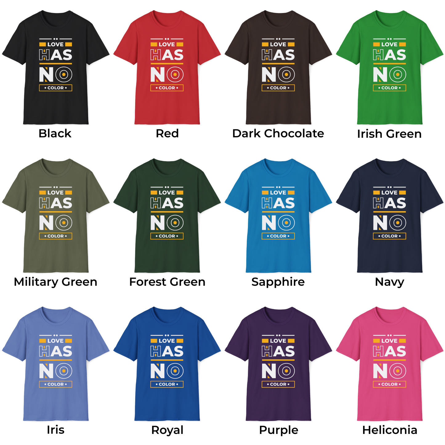 Love Has No Color Unisex T-Shirt