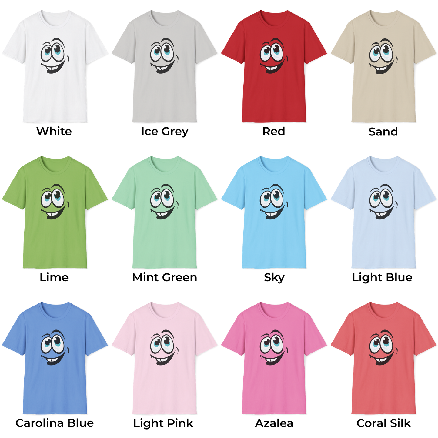 Playful Emoji Face Unisex T-Shirt