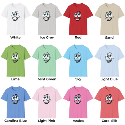 Playful Emoji Face Unisex T-Shirt