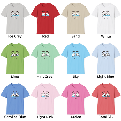 Sad Emoji Unisex T-Shirt