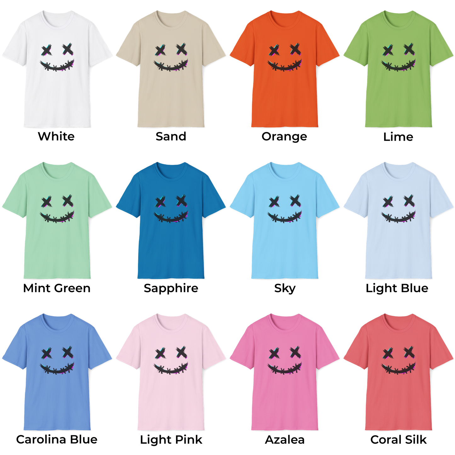 Creepy Smiley Face Unisex T-Shirt