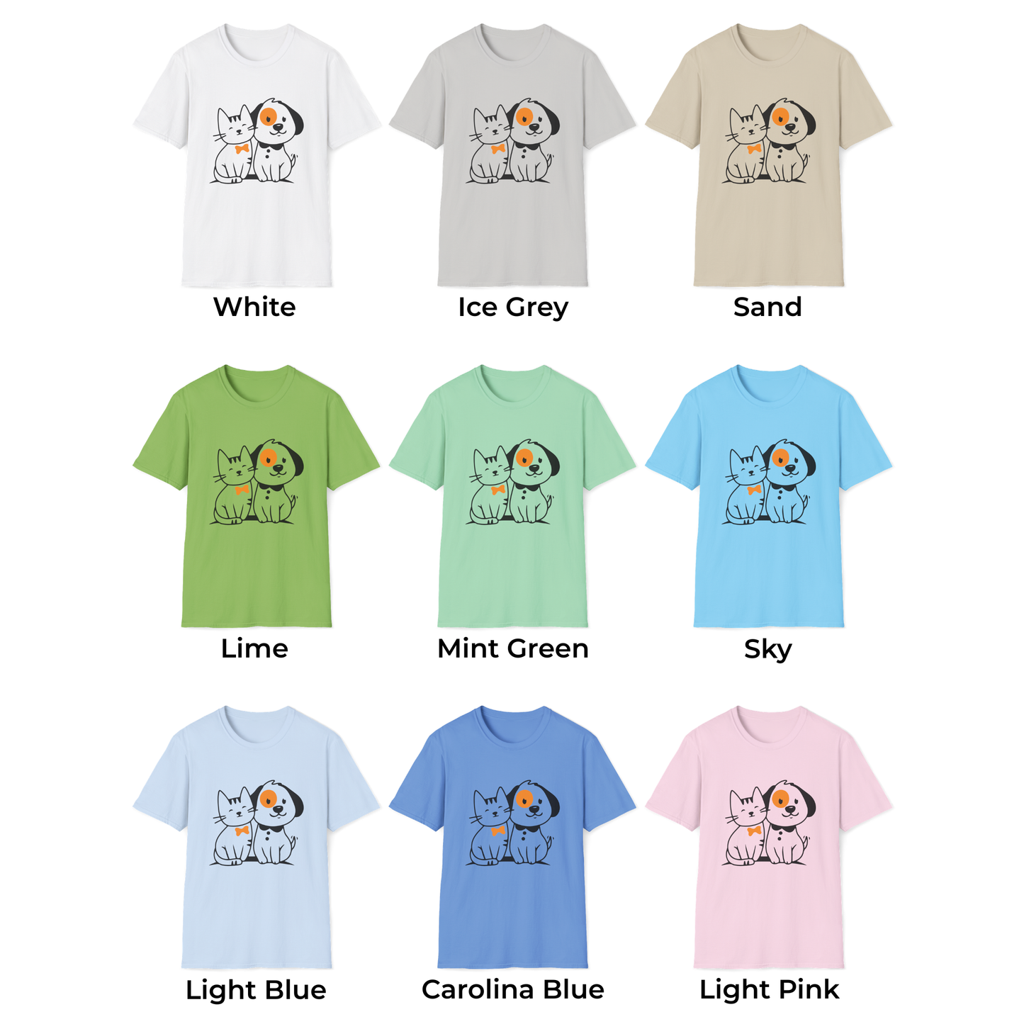 Cute Pet Companions T-Shirt