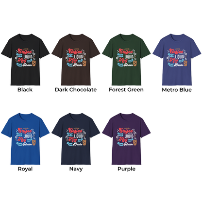 Coffee Is A Liquid Hug For Your Brain Unisex T-Shirt