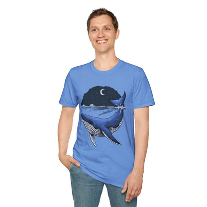 Moonlit Whale Unisex T-Shirt