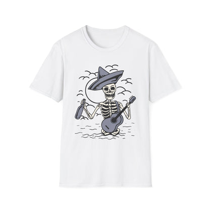 Skeleton Guitarist Unisex T-Shirt