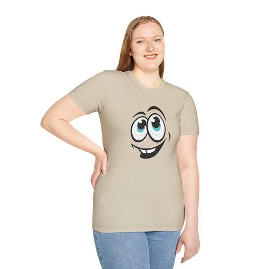 Playful Emoji Face Unisex T-Shirt