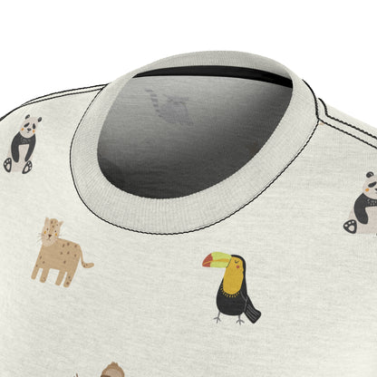 Women's Cut & Sew Tee (Tropical Design)