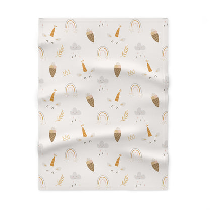Baby Soft Fleece Blanket (Unicorn Design)